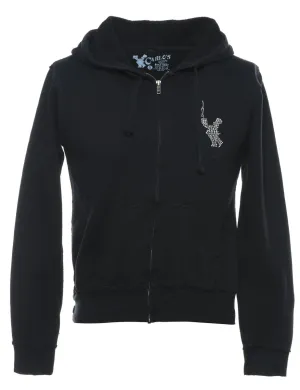 Studded Carlo's Printed Hoodie - S