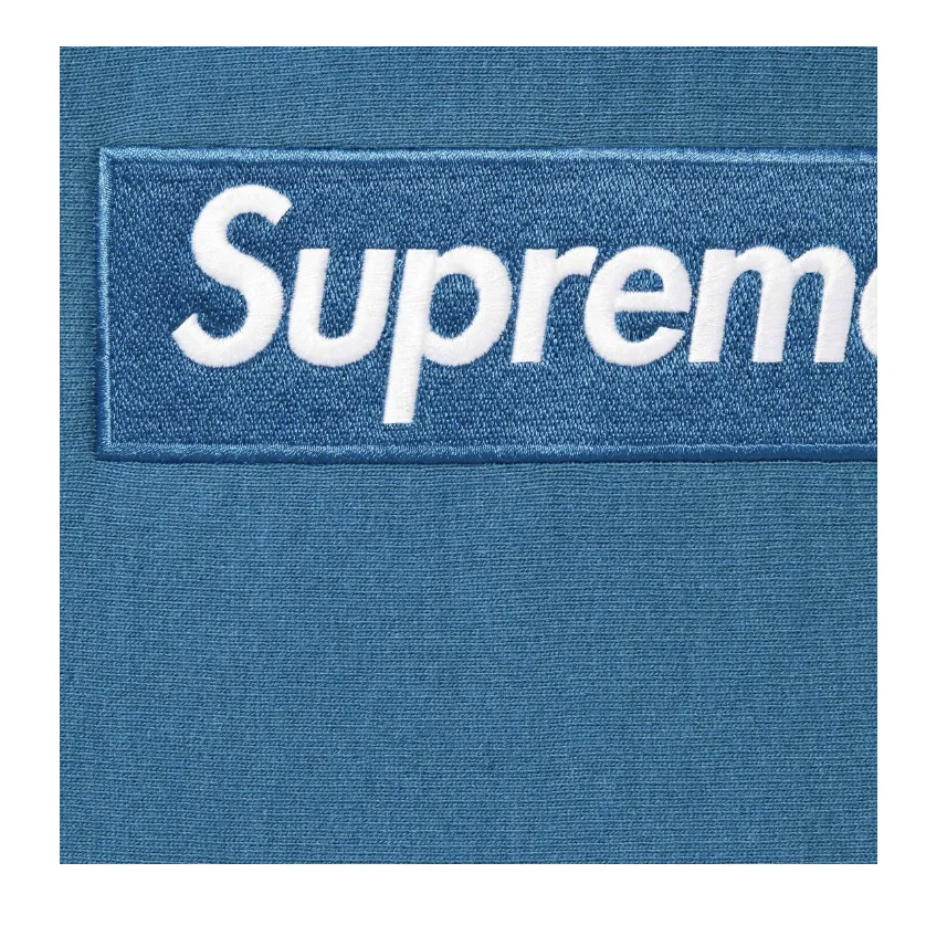 Supreme Box Logo Hooded Sweatshirt (FW23) Blue
