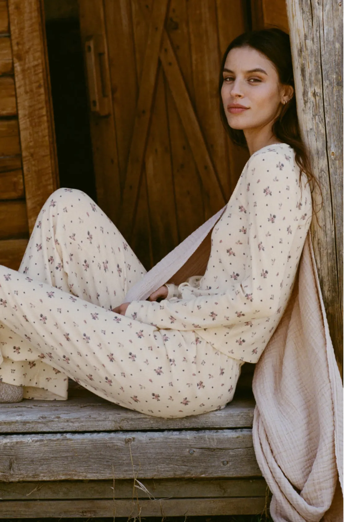 Tess Rosebud LS Top by Z Supply *final sale