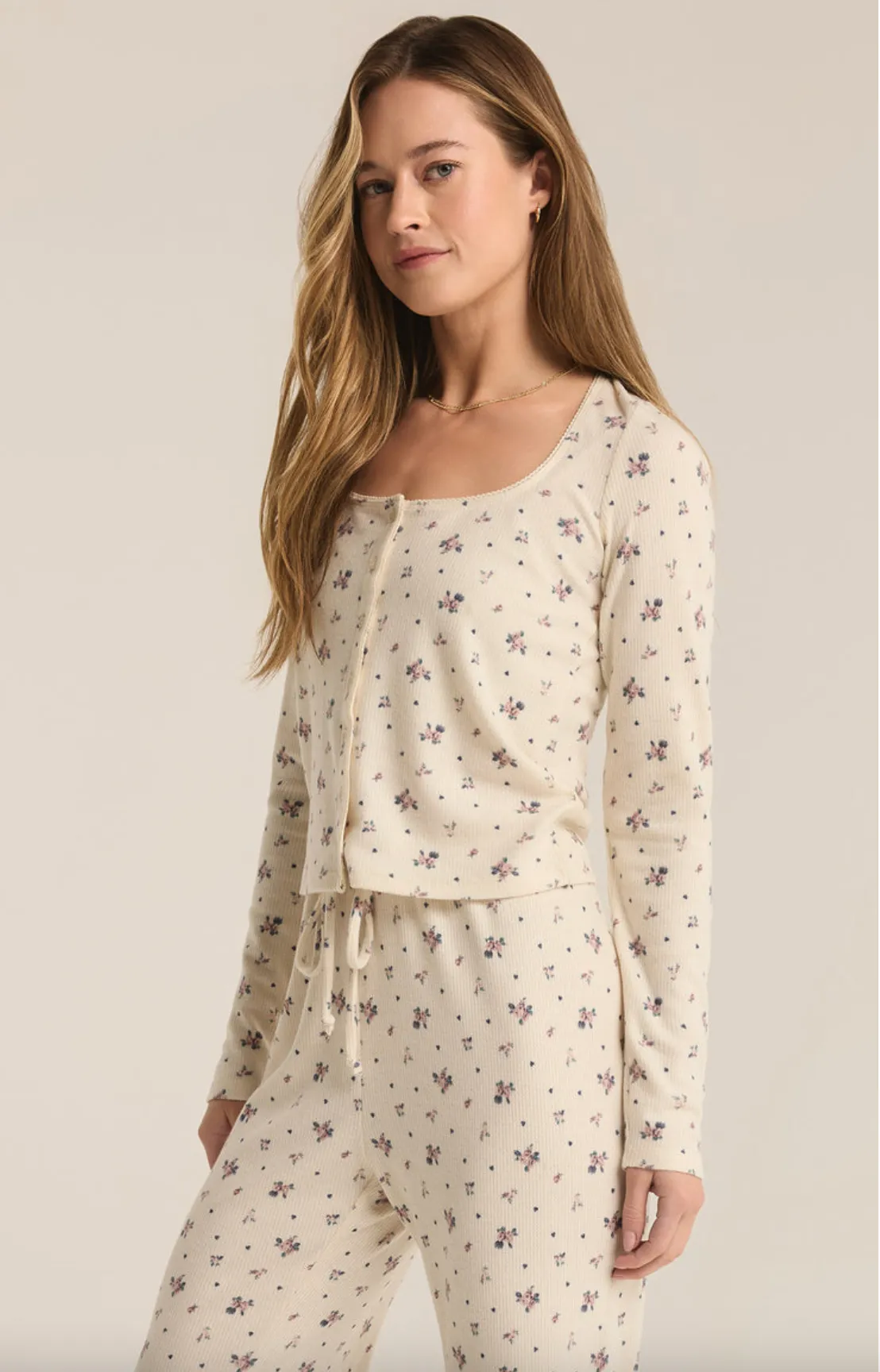 Tess Rosebud LS Top by Z Supply *final sale