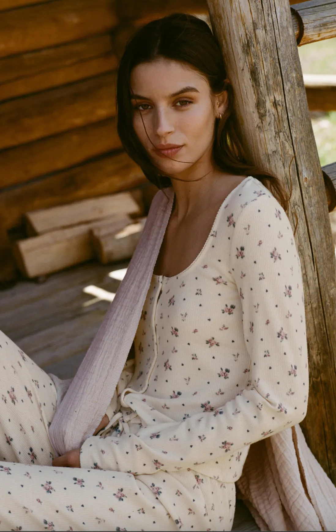 Tess Rosebud LS Top by Z Supply *final sale