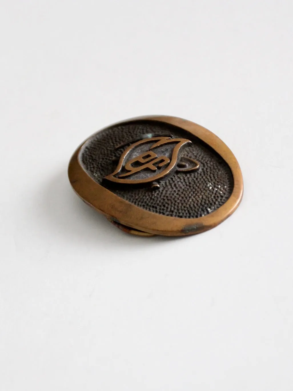 vintage brass buckle