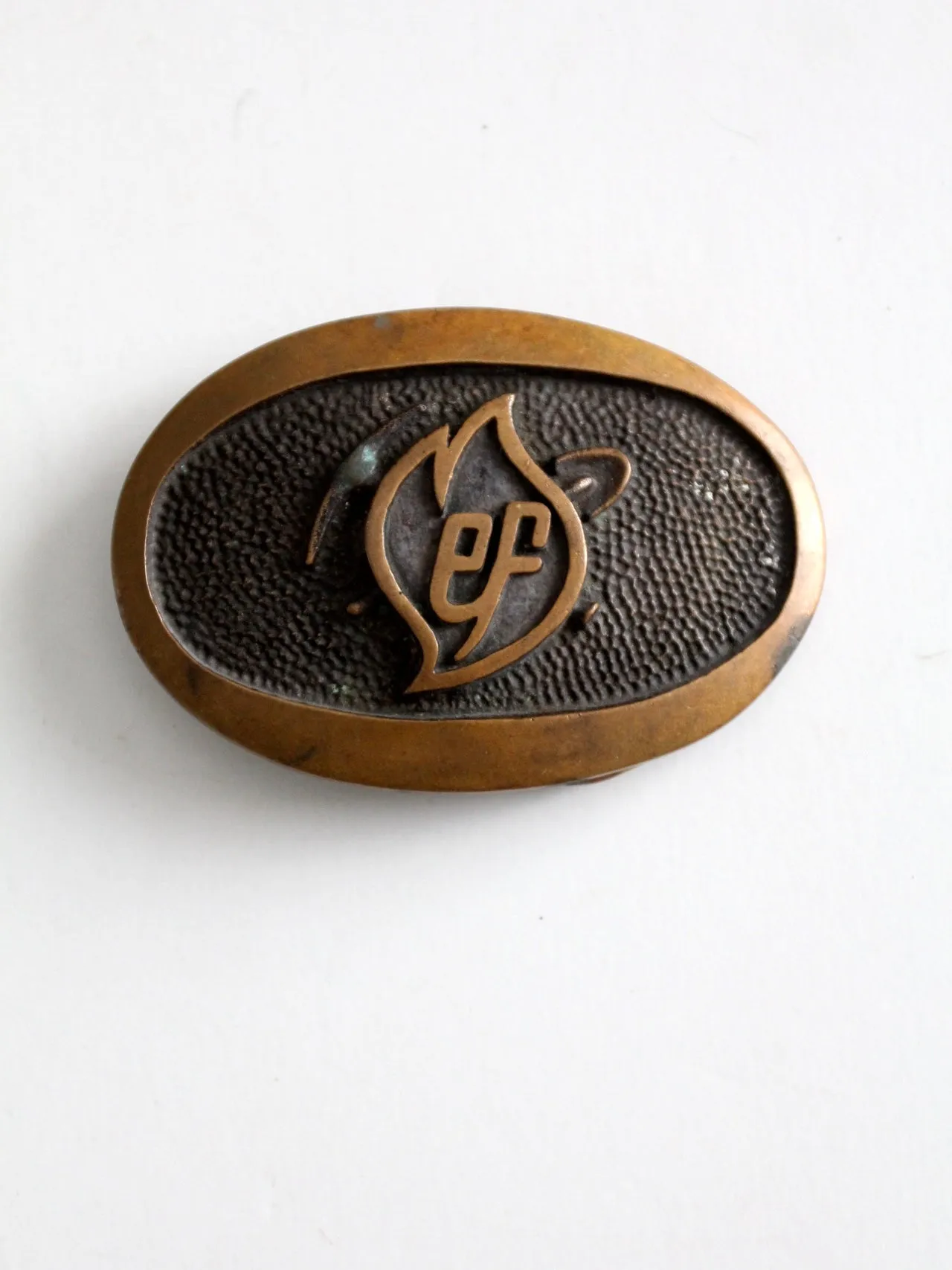 vintage brass buckle