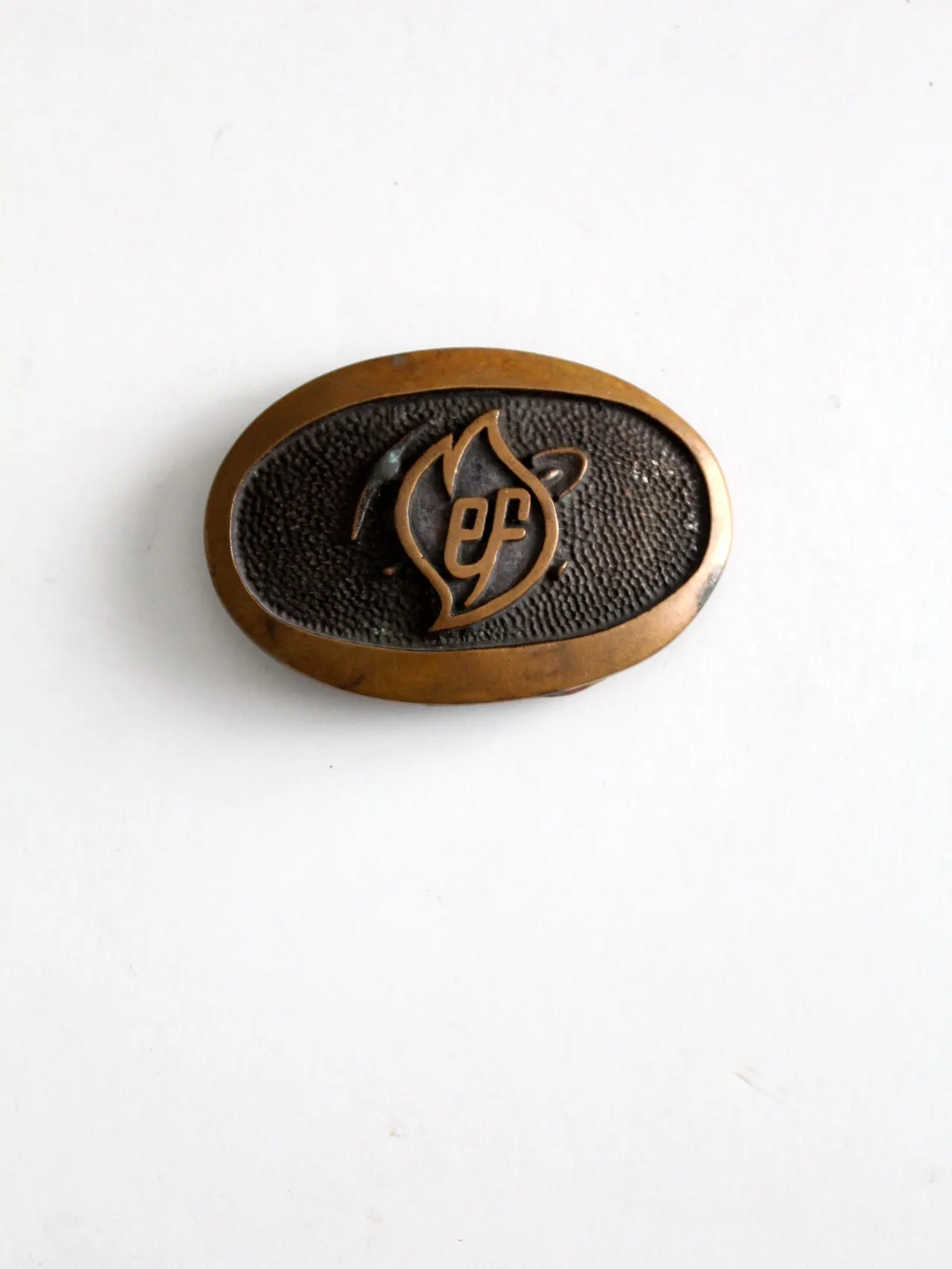 vintage brass buckle