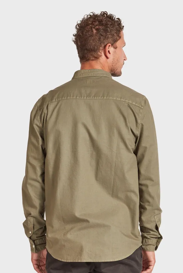 Vintage Oxford Shirt in Winter Moss