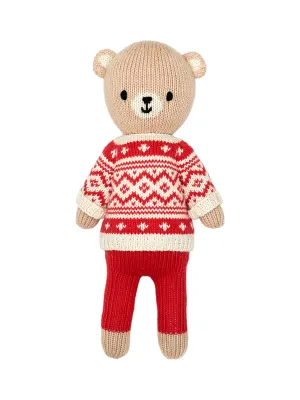 Winter Sweater Bear - Red